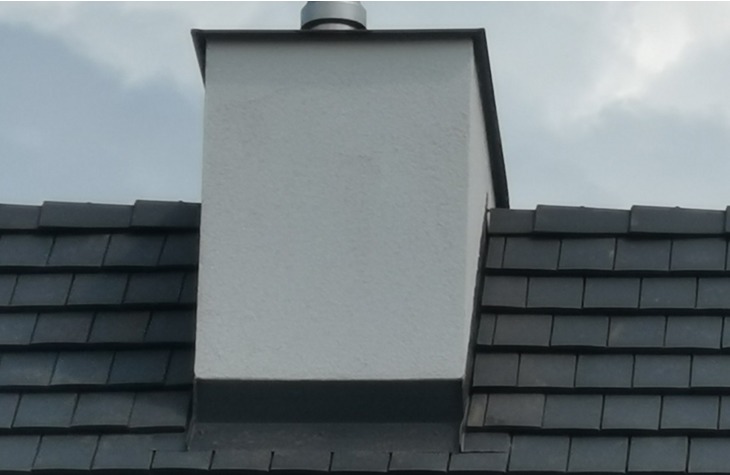 Opwaardering van de bestaande schouw dankzij crepi afwerking met zink